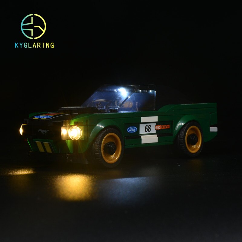 Kyglaring led Light kit For LEGO 75884 Speed Champions 1986 mustang b