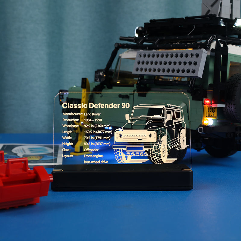 LEGO Land Rover Classic Defender 90 #10317 Light Kit