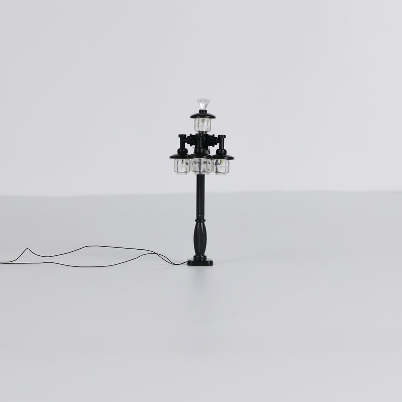 5 heads lamp post 1 in 1 USB