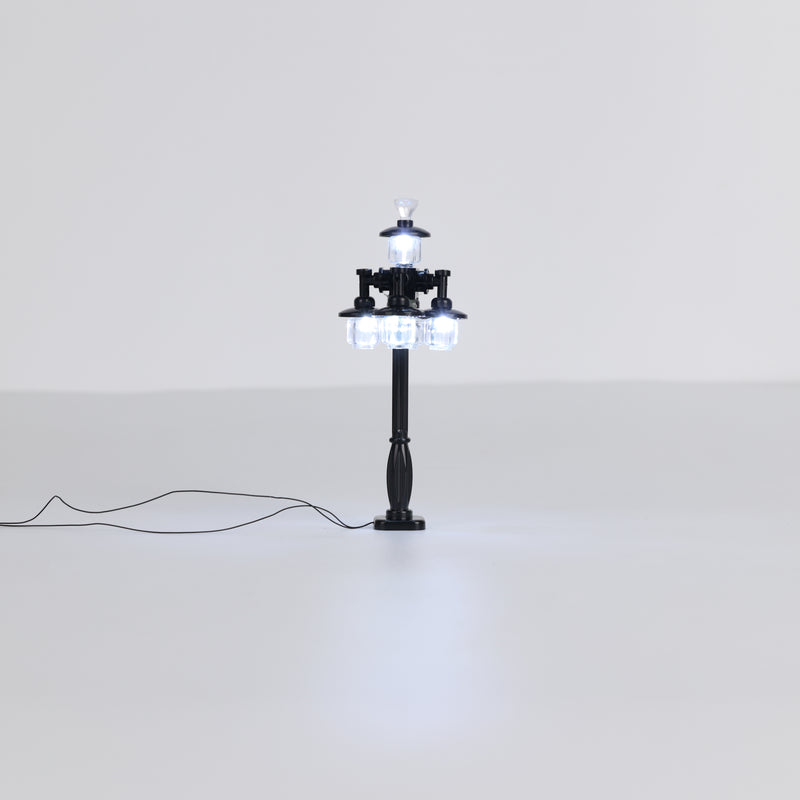 5 heads lamp post 1 in 1 USB